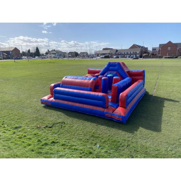 Multi Play Inflatable Obstacle Courses For Commerical
