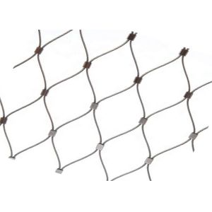 Buy cheap Light Weight Network 2.4mm Stainless Steel Wire Rope Mesh from wholesalers