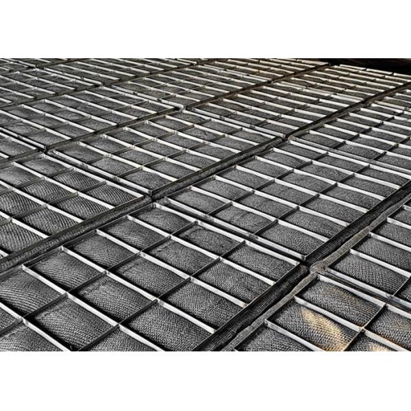 Rectangle Shape Wire Mesh Mist Eliminator Pads 400x500mm Anti Corrosion