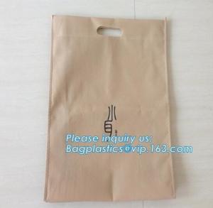 China pp non woven bag non woven shopping bag non woven bag, heat seal non woven bag d cut handle cheap garment bag, bagease wholesale