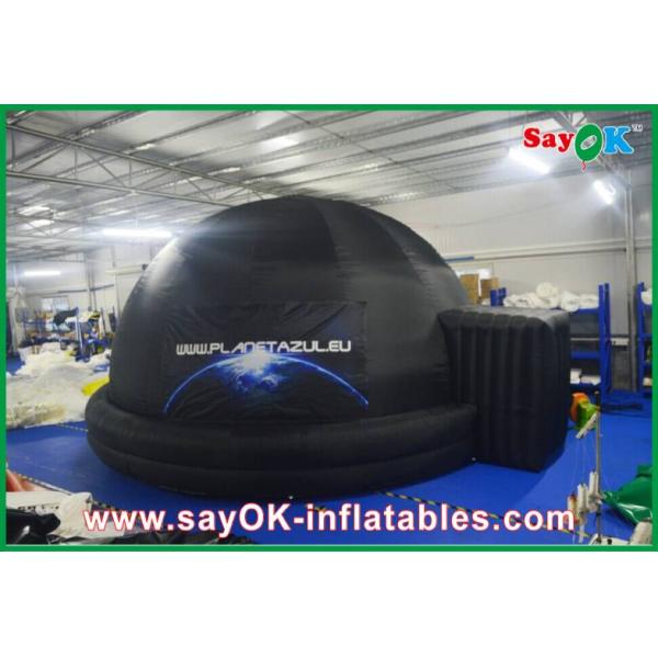 Fire-proof Inflatable Projection Planetarium Dome Black With Projection Cloth