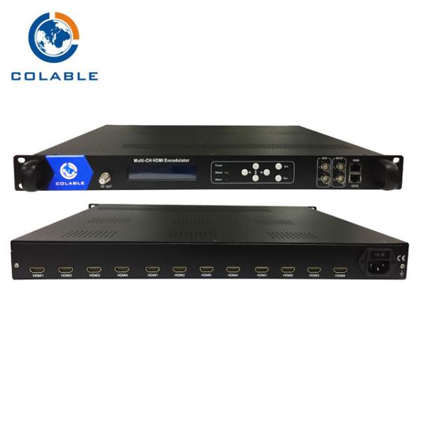 Quality 12 Port Hdmi Encoder Modulator , Digital CATV System HDMI To Cable Encoder Modulator for sale