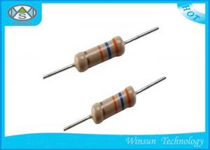 China High Precision Carbon Film Resistor 1 Ohm 5 Watt Resistor With Epoxy Resin Coating wholesale
