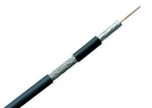 China 14 AWG Solid Bare Copper Coaxial Cable For Satellite TV Low Density PE Dielectric wholesale