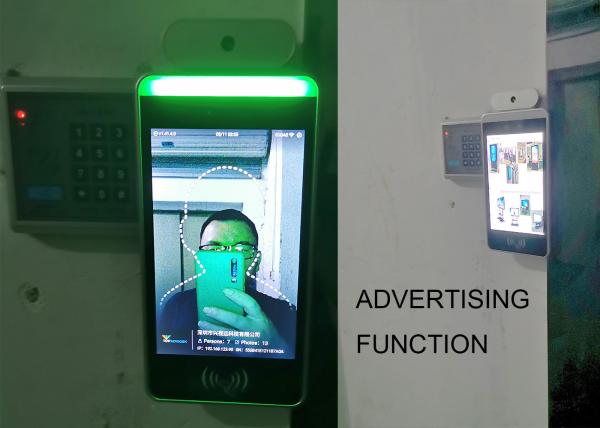 Quality Automatic Face Recognition Access Control Infrared Thermometer with Temperature Sensor Attendance Record function MIPS for sale