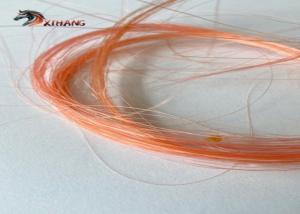 China Orange Colored Hair Extensions Human Hair 6in 7in 8in Horse Hair Extensions wholesale