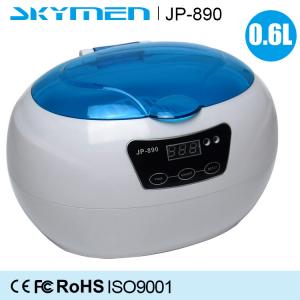 China Digital Timer Jewelry Ultrasonic Cleaning Machine , Ultrasonic Bath Cleaner 0.6L 35W on sale