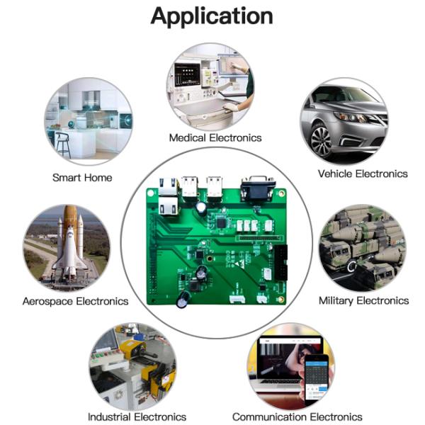 Temperature Sensor Controller SMT DIP Turnkey PCB Assembly