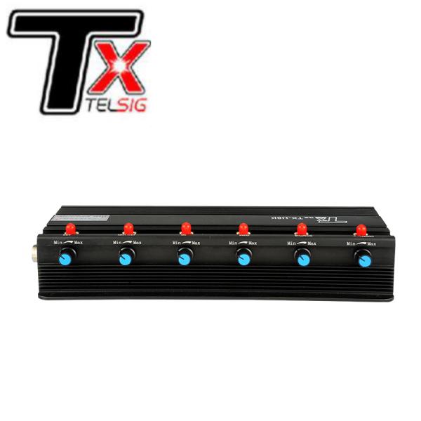 External 6 Channel Signal Jammer School Cell Phone GPS WiFi Signal Blocker