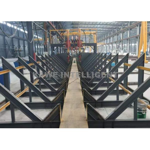 Large Span Automatic Welding Production Line H Beam Production Line For Pre
