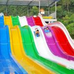 Sturdy Structure Small Public Water Slides Custom Pool Water Slides OEM