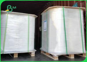 China Natural White 28gsm Straw Wrap Paper 100% Degradable And Safe 29MM 35MM wholesale