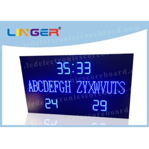 Buy cheap P12mm Pixel Modules for Team Name Led Electronic Scoreboard in Blue Color from wholesalers