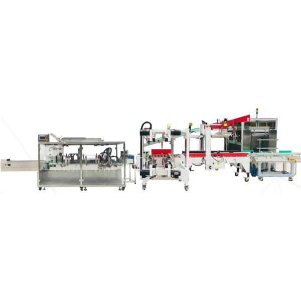 Conveying Fully Automatic Carton Packing Machine Boxing Forming Filling