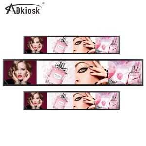 China Supermarket Bar Stretched LCD Display Digital Embedded 16.8inch 800 nits wholesale