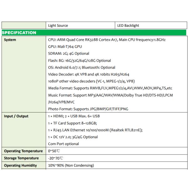 11.6'' Android Flat Panel PC PCAP High Brightness Panel PC With NFC/RFID