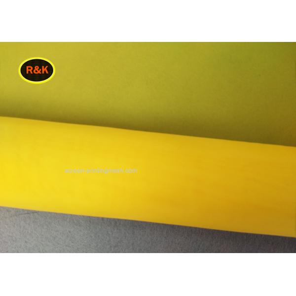 150 Micron Polyester Silk Screen Printing Mesh For Good sharpness And High Penetration