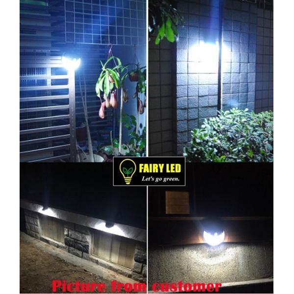 Solar LED Wall Light with PIR Motion Sensor and Daylight Sensor IP65 Waterproof