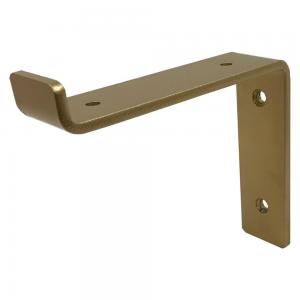 China Customized Size Furniture Angle Brace Shelf Support with White J Shelf Hook Bracket wholesale