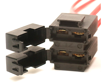 18 Gauge Automotive Blade Fuse Holder ATO Stackable 30 Amp Inline Fuse Holder