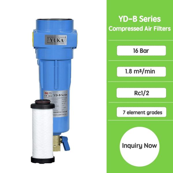 1.0-37.2m3/Min Flow Rate Compressed Air Purifier with Long Serve Life and Top- Air Purification