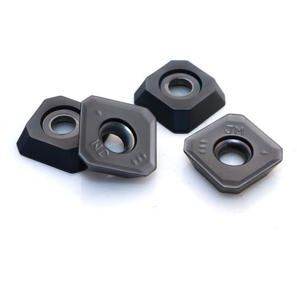 Black Color Carbide Milling Inserts , Indexable Cutting Tools SEMT13T3AGSN
