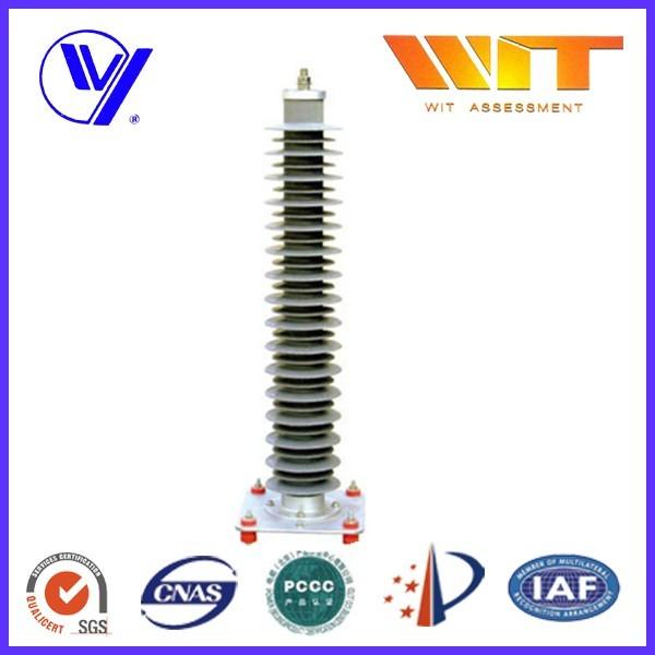 Quality Electrical Silicone / Rubber Composite Zinc Oxide Lightning Arrestors for High Voltage Circuit for sale