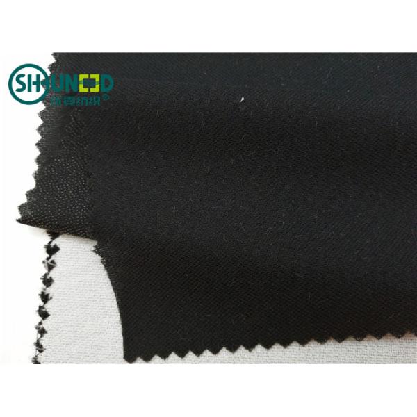 100% Polyester Fusible Woven Interlining Broken Twill Weave For Men / Women' S Wear