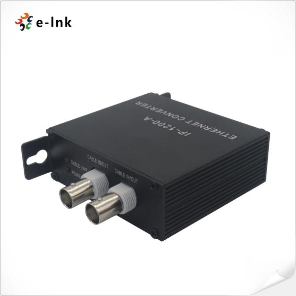 Quality 300m Ethernet Over Coax Converter 80Mbps TCP BNC With PoE Function for sale
