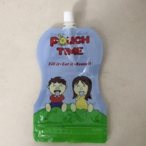 Custom Printed ECO Friendly Biodegradable Foil Stand Waterproof Liquid Pouch with Spout