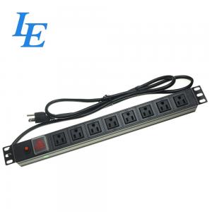 China Black Server Rack PDU Network Universal Monitored For Electric Power Transmission wholesale