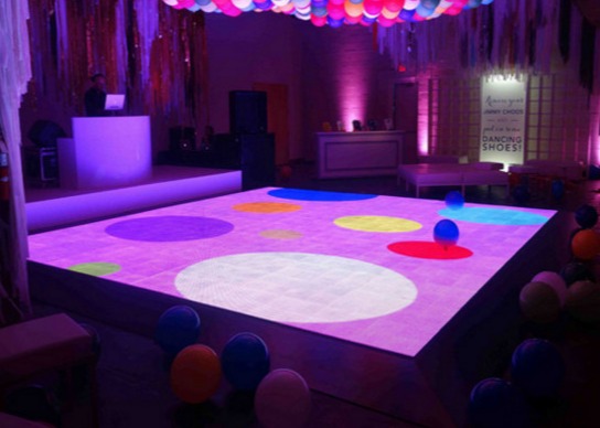 Customizable P 4.81 LED Dance Floor in RGB Colour for 220V Voltage