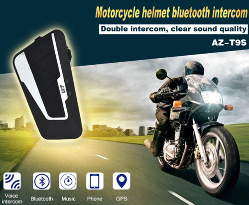 15h Working Time Motorcycle Bluetooth Intercom CSR Chip BC5 IP67 Wired