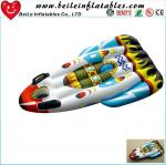 Customized high quality Blue PVC inflatable water skiing circle for kids