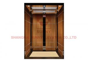 China 8 Passengers VVVF 1600kg Mirror Etching Motor Roomless Lift Elevator wholesale