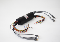 Ethernet Signal Rotary Joint Ernet Slip Ring RJ45 Connector With Cat Cable Connection