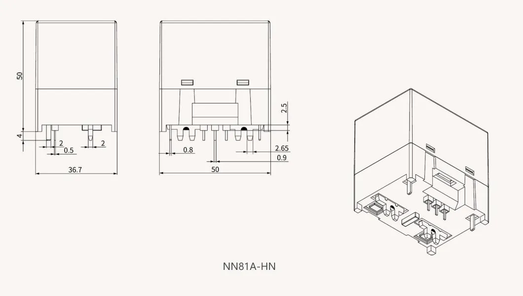 New Energy Power Relay NN81A for Car Charging pile Solar Energy