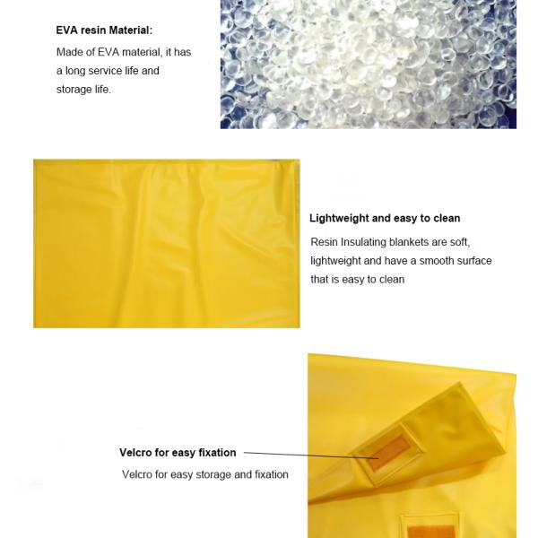 High Voltage Electrical Insulating Blanket to Prevent Body from Electric Shock Damage