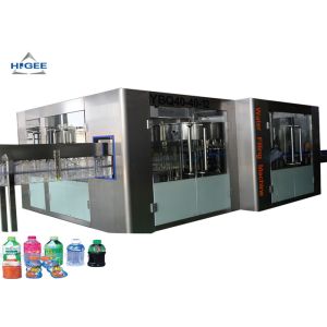 PLC Controled Automatic Water Filling Machine For Small Complete Soda Beverage