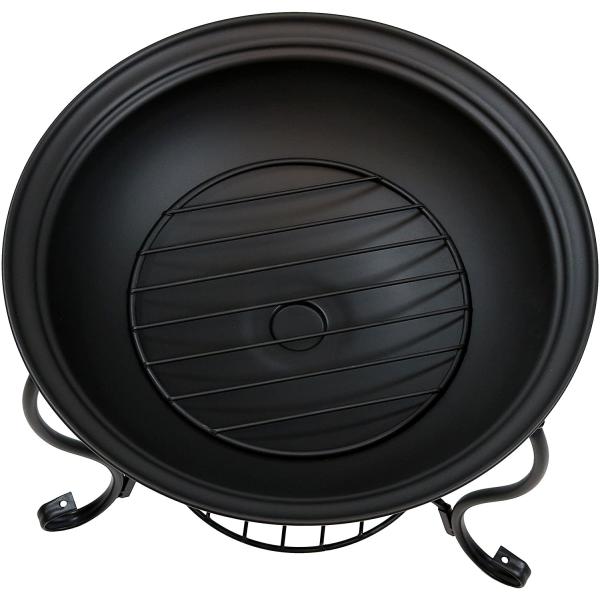 Rectangular Outdoor BBQ Charcoal Burning Fire Pit Portable Small Size