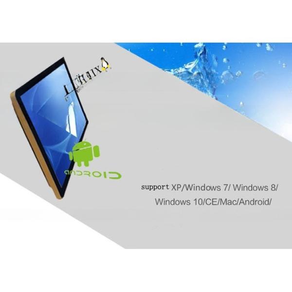4K UHD 49" 50" inch capacitive touch screen panel display embedded Android or Win10/11 PC support DP VGA DVI input