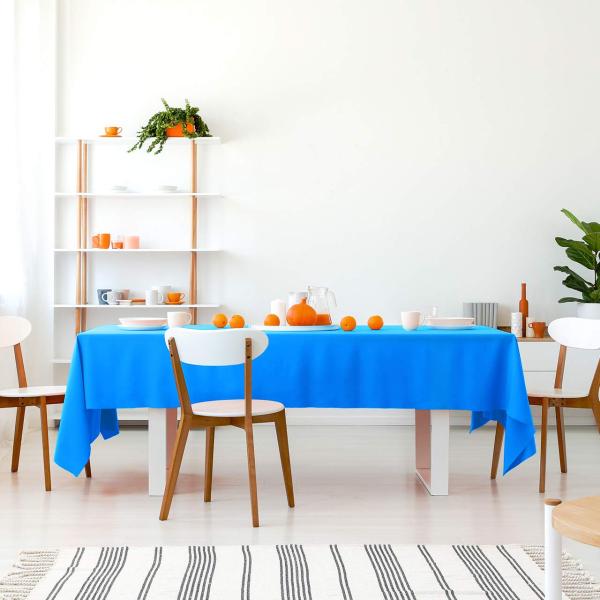 Plastic Tablecloth 5 Pack Red Disposable Rectangle Waterproof Party disposable table cover