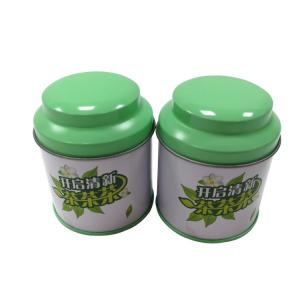China Chinese And Japanese Tea Caddy Tin Packaging 60*75mm For Tea Gift Pack wholesale