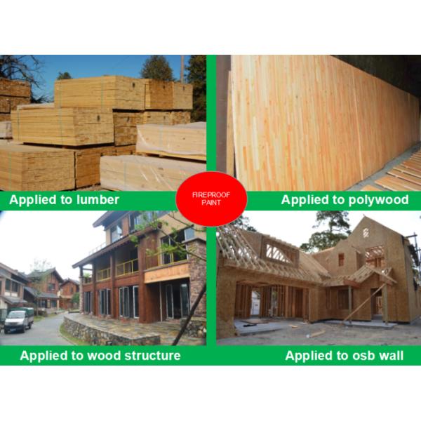 Non Halogen High Temperature Resistant Coating , Heat Resistant Coating For Wood