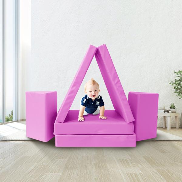 Safe Indestructible Modular Foam Play Couch For Toddlers OEM