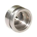 CNC Aluminum turning Parts with machined finish, Bathroom Partition Hardware