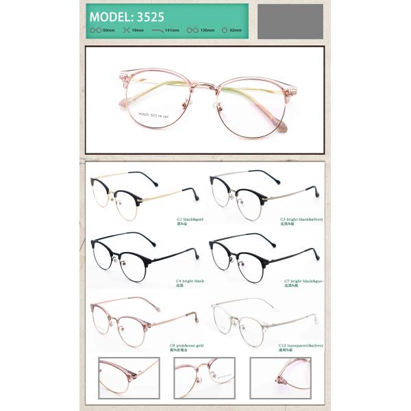 Browline Optical Glasses Clear Full Rim Optical Glasses Frame