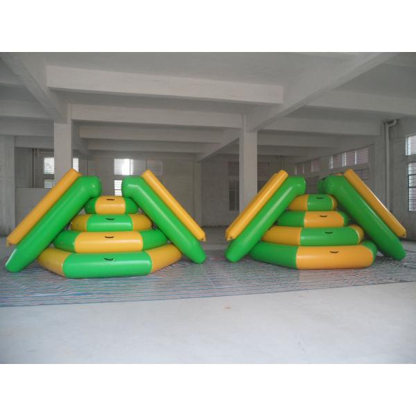 Fireproof Material Double Inflatable Water Slide Airtight Tower Slide For Park