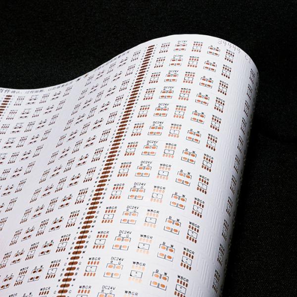 RGBW FPCB 5050,30led/PCS,Size:12*504mm,24V double-sided Board white film FPCB for LED srtrip FPCB