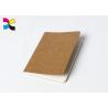 Kraft Paper Cover A5 / A6 Brochure Printing Service With Sewing Binding for sale